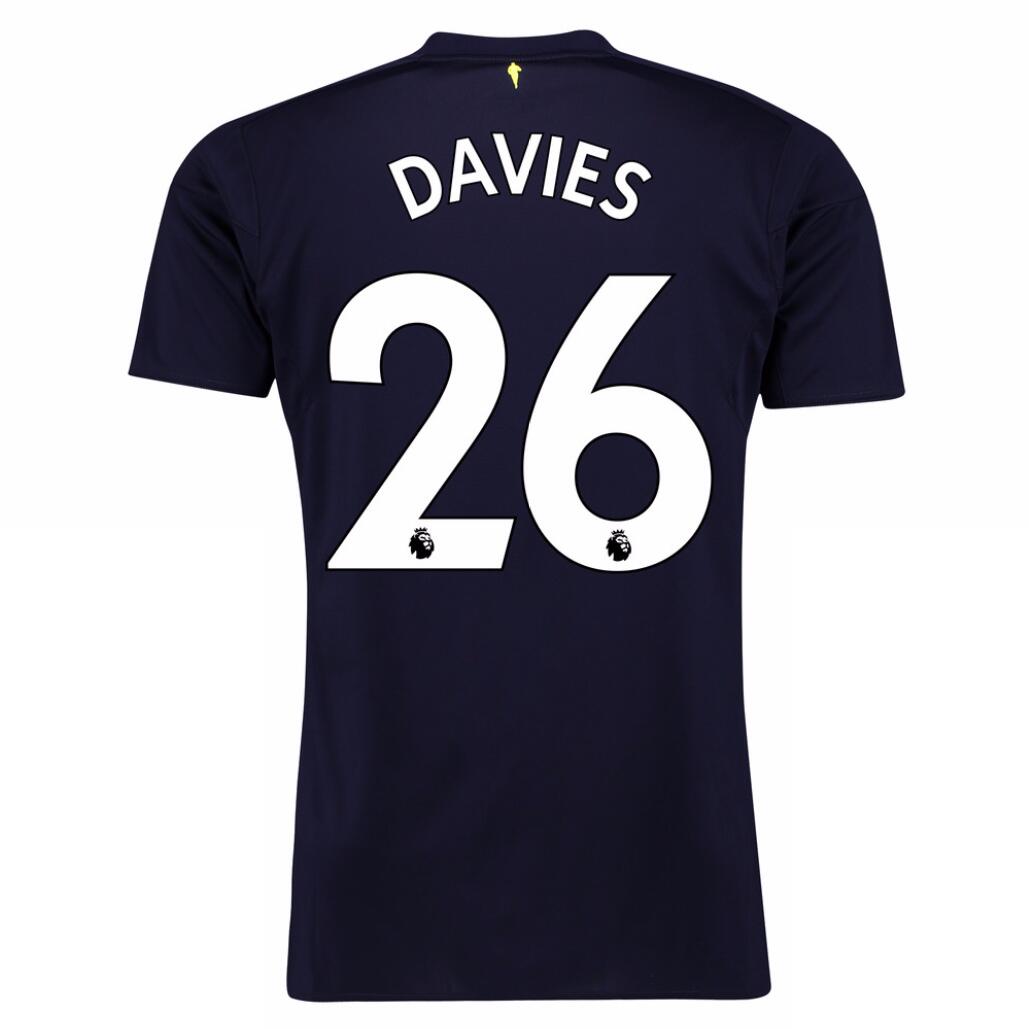 Camiseta Everton Tercera equipo Davies 2017-18